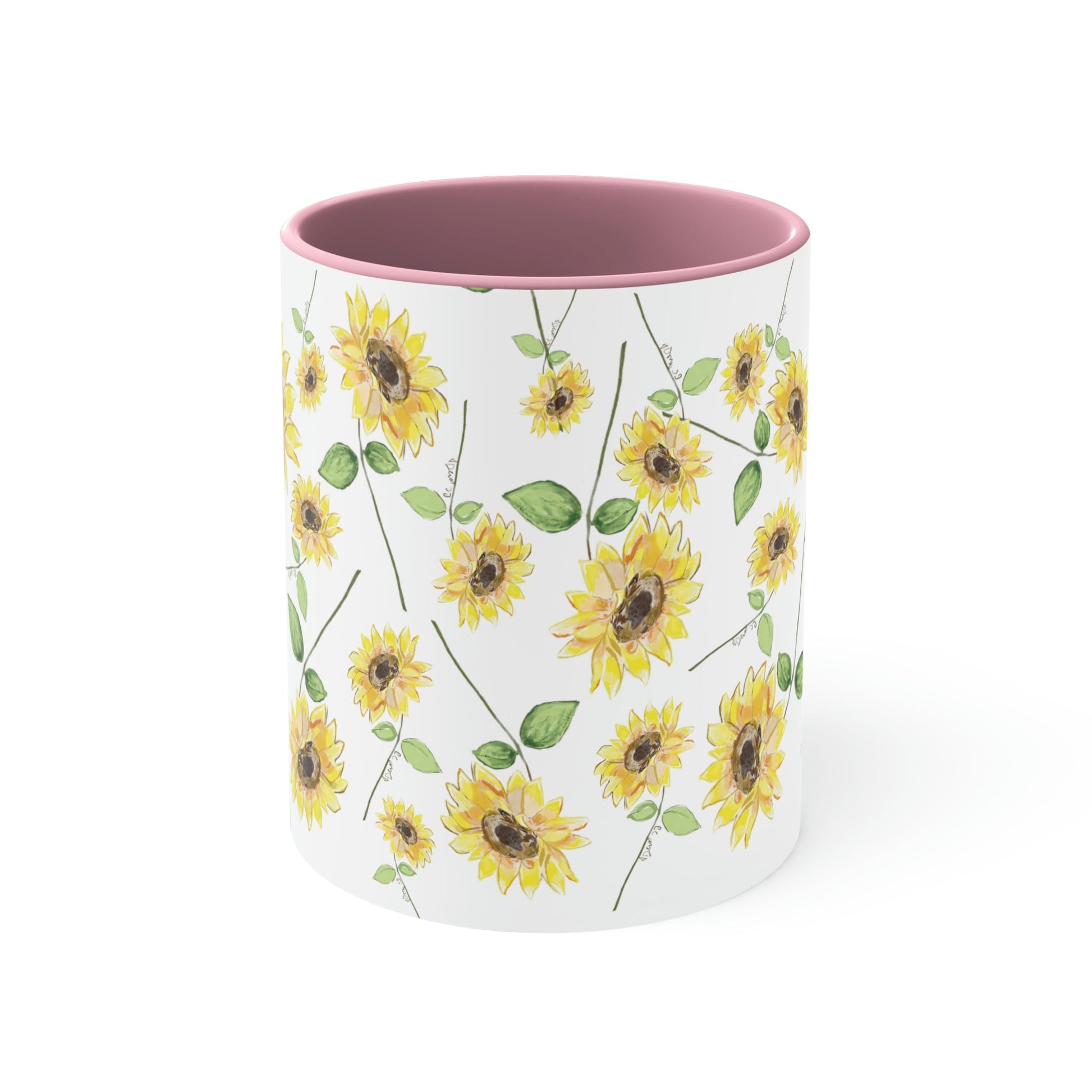 Sunflowers Accent Coffee Mug, 11oz - Blue Cava