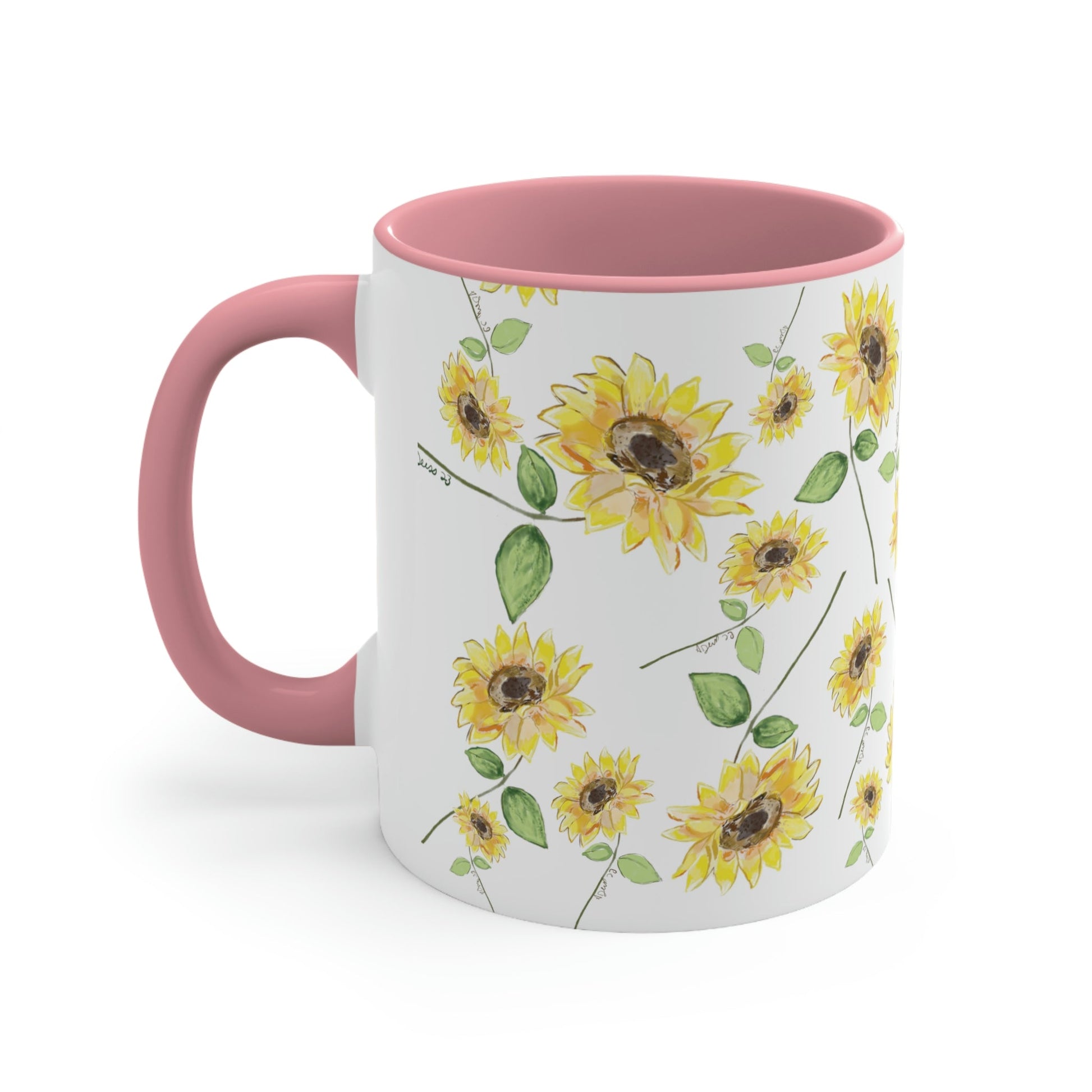 Sunflowers Accent Coffee Mug, 11oz - Blue Cava