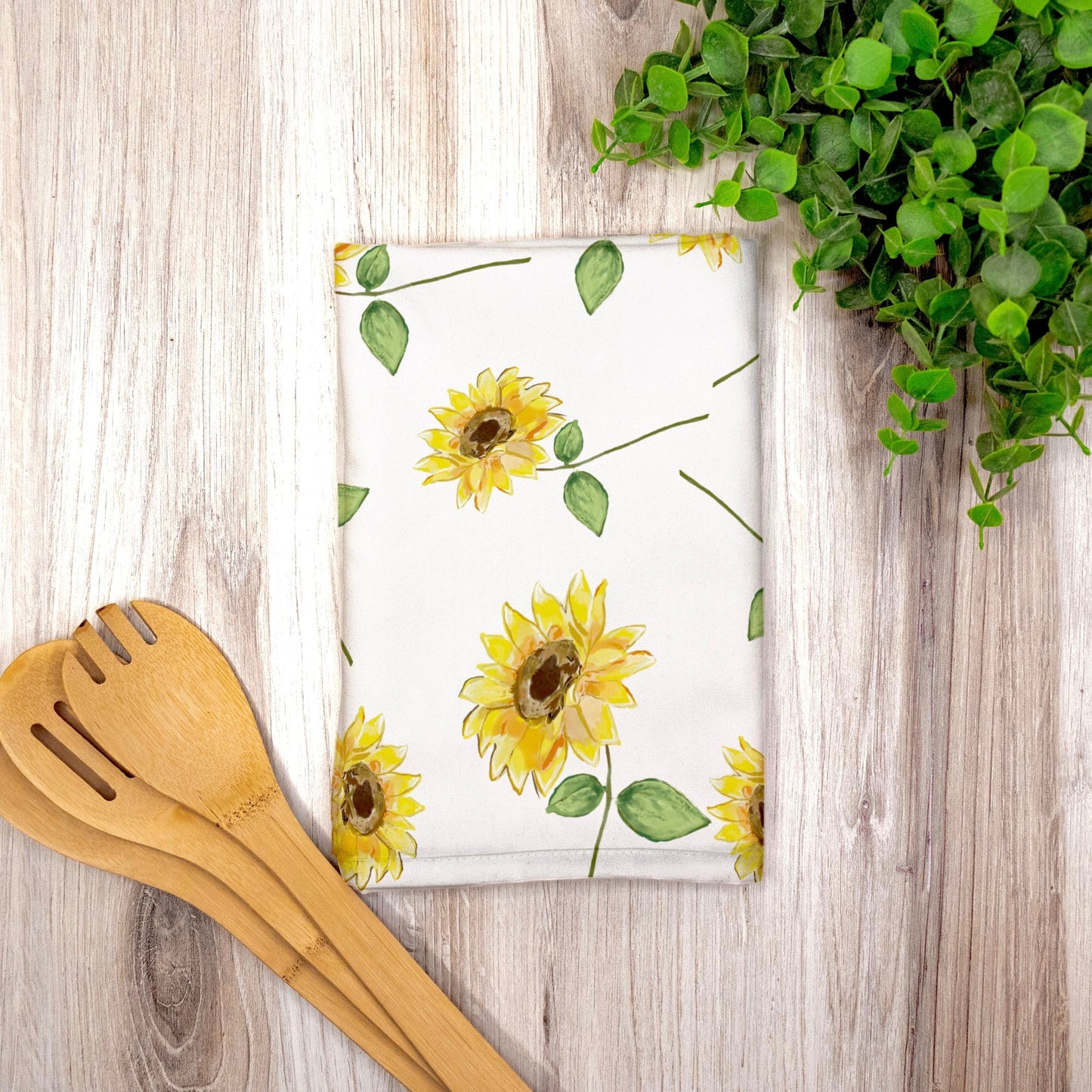 Sunflowers Cloth Napkin (Single) - Blue Cava