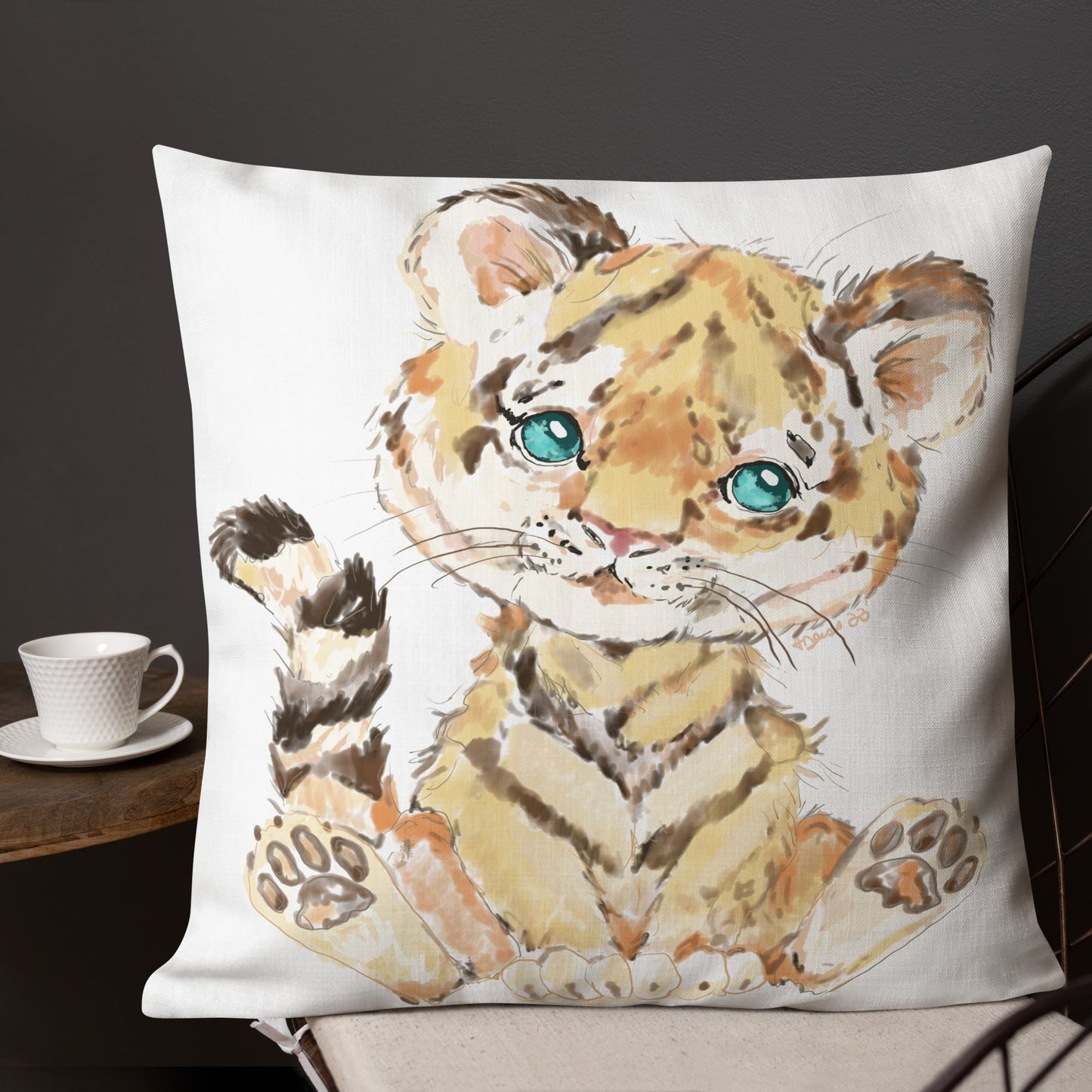 Tiger Premium Pillow - Blue Cava