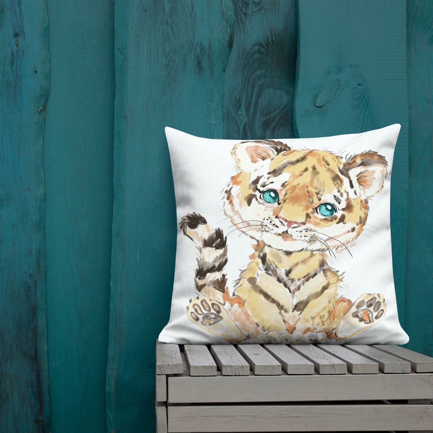 Tiger Premium Pillow - Blue Cava